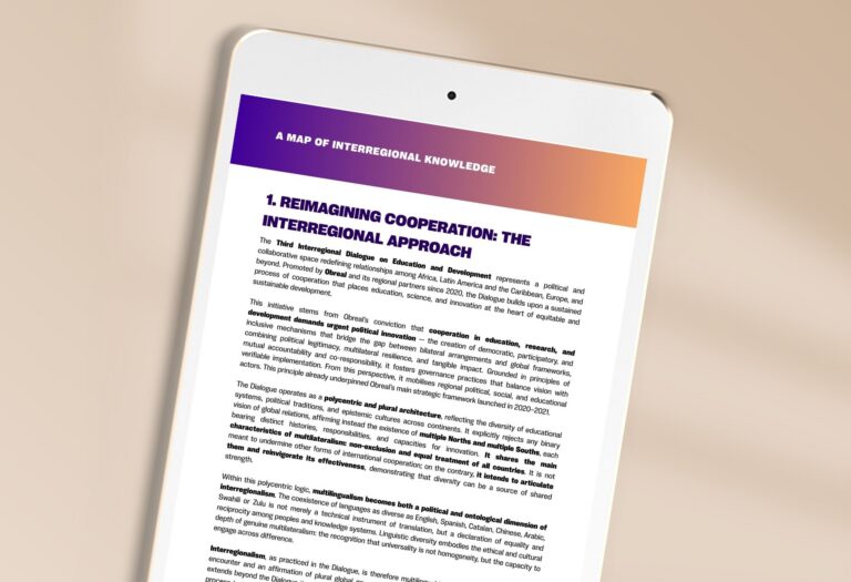 Presentation of the strategic document “A Map of Interregional Knowledge”