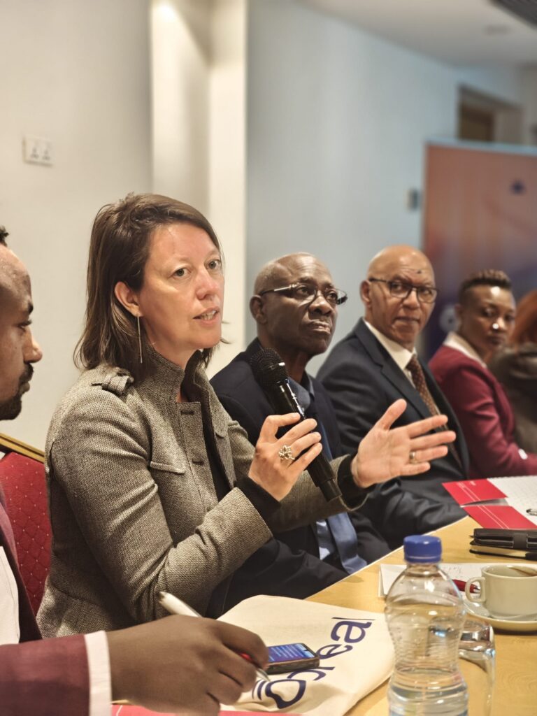 Government and diplomatic representatives at the Interregional Dialogue Policy Breakfast in Addis Ababa